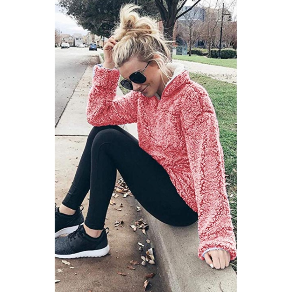 NEW! Women's Faux Fleece Pullover